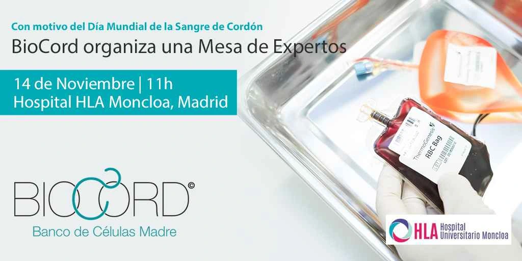 BioCord organiza una Mesa de Expertos el 14 de Noviembre
